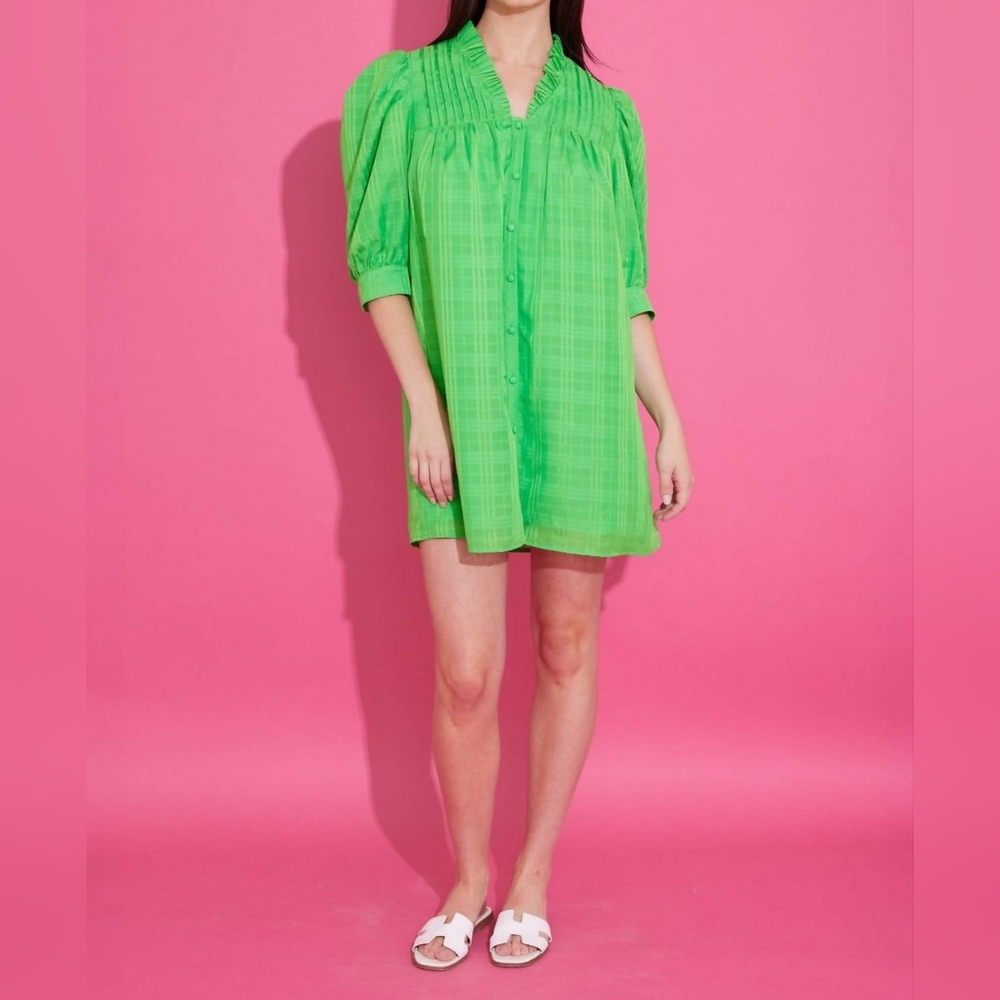 Alden Adair Abigail Dress in Greenery Print